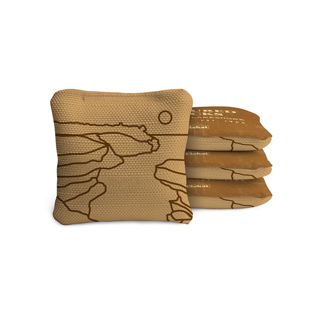 Elakai 4-in Travel Dual-Sided Cornhole Bags | National Parks Collection | Heirloom Boulevard