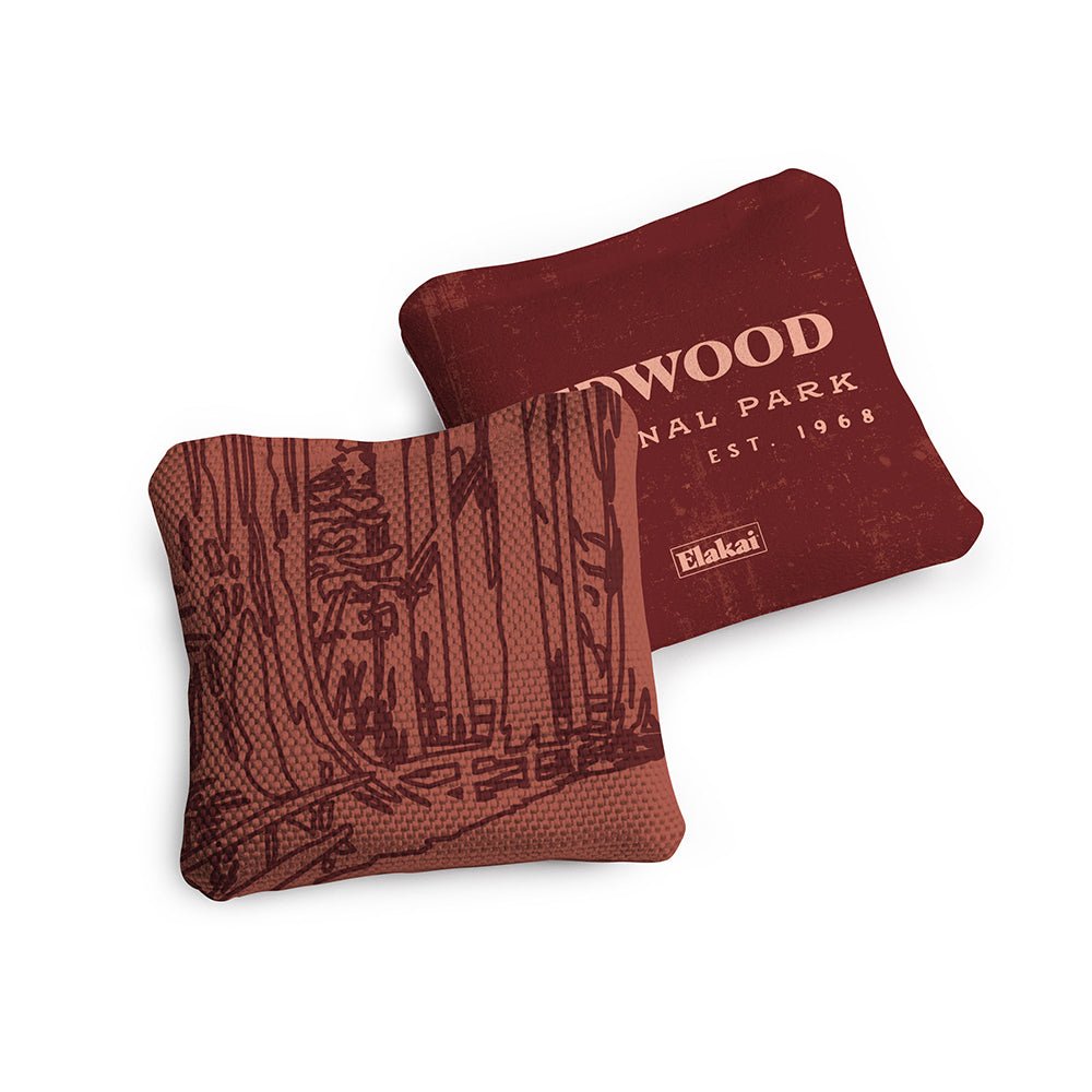 Elakai 4-in Travel Dual-Sided Cornhole Bags | National Parks Collection | Heirloom Boulevard