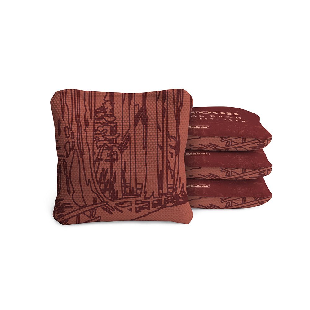 Elakai 4-in Travel Dual-Sided Cornhole Bags | National Parks Collection | Heirloom Boulevard