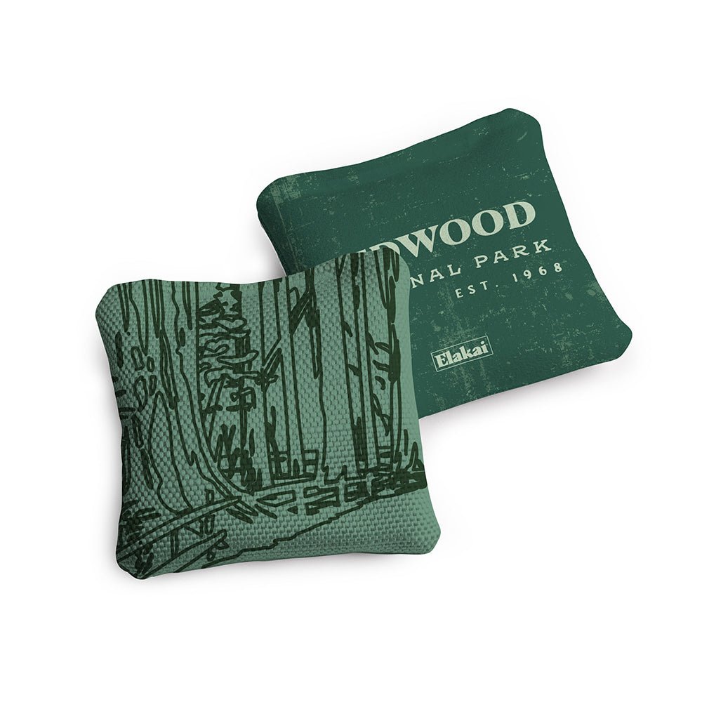 Elakai 4-in Travel Dual-Sided Cornhole Bags | National Parks Collection | Heirloom Boulevard