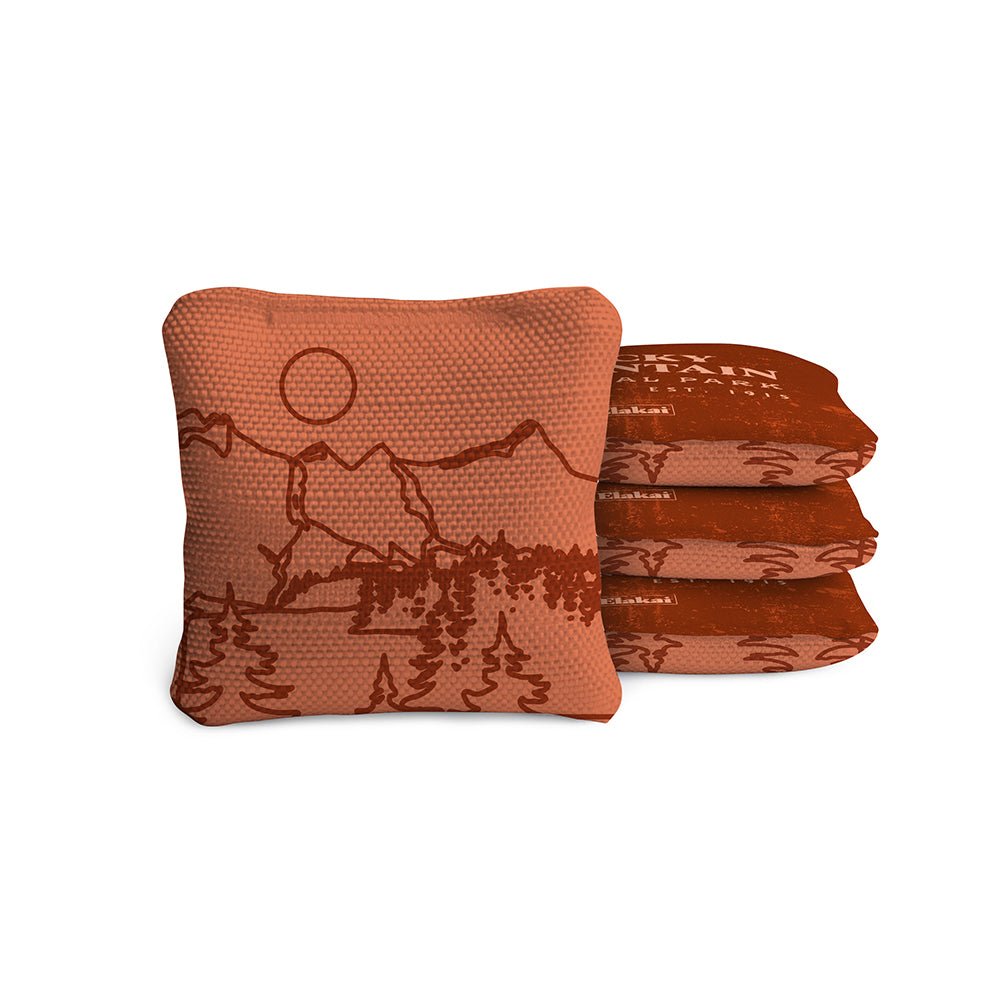 Elakai 4-in Travel Dual-Sided Cornhole Bags | National Parks Collection | Heirloom Boulevard