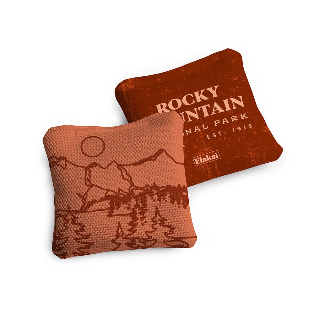 Elakai 4-in Travel Dual-Sided Cornhole Bags | National Parks Collection | Heirloom Boulevard