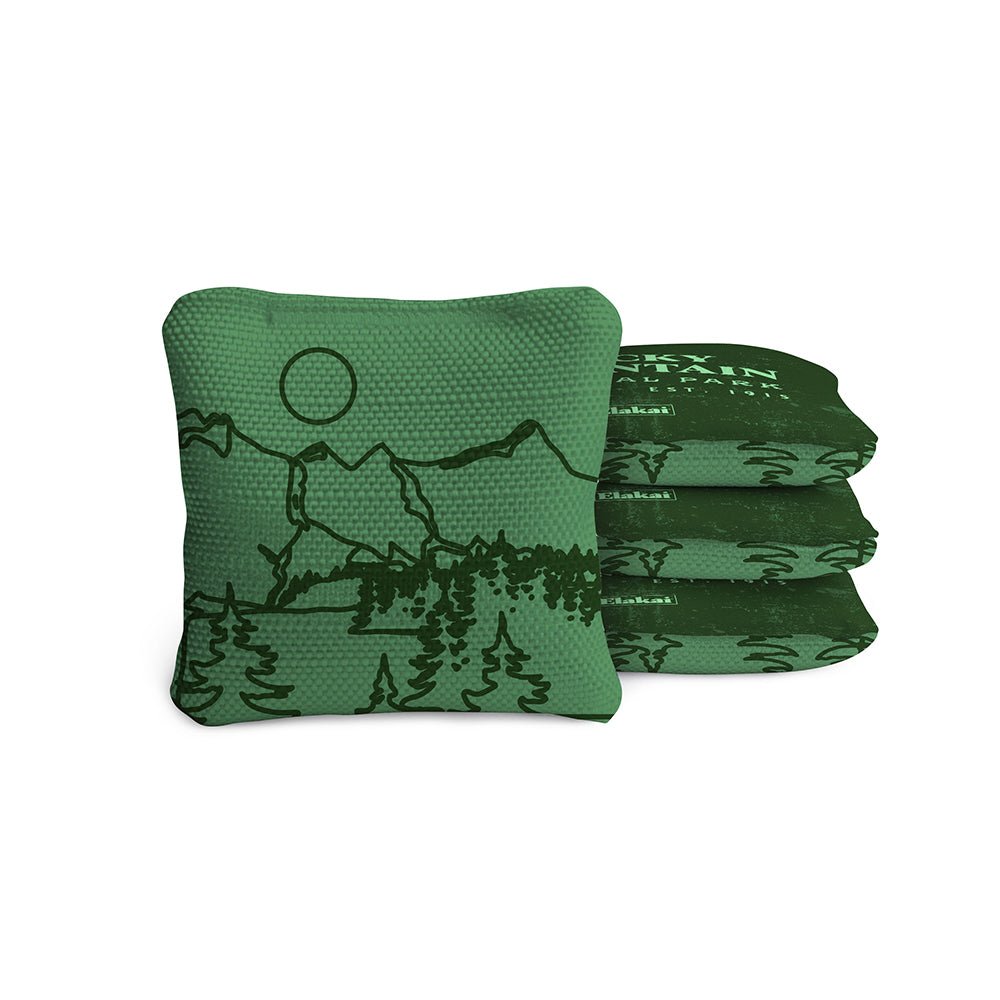 Elakai 4-in Travel Dual-Sided Cornhole Bags | National Parks Collection | Heirloom Boulevard