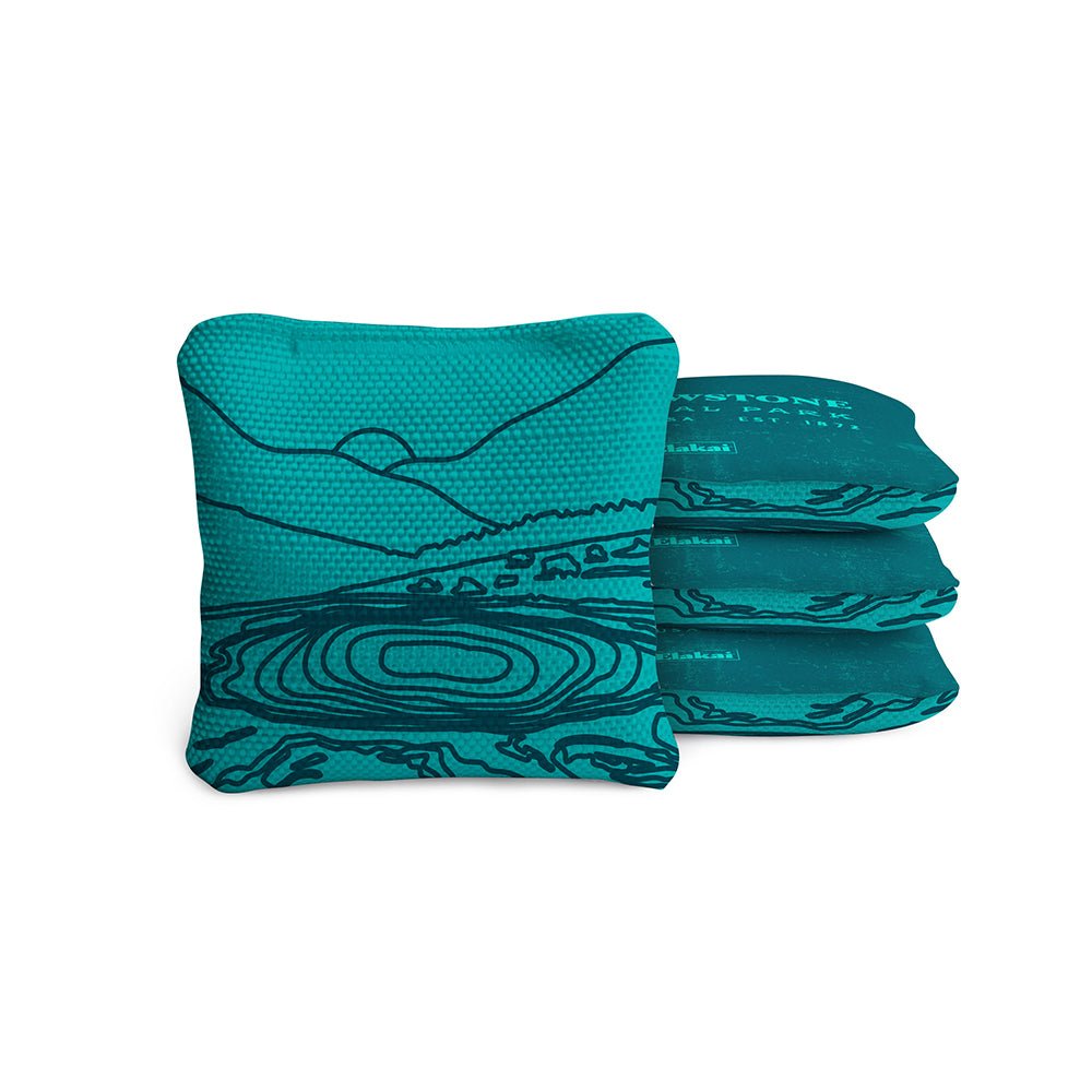 Elakai 4-in Travel Dual-Sided Cornhole Bags | National Parks Collection | Heirloom Boulevard