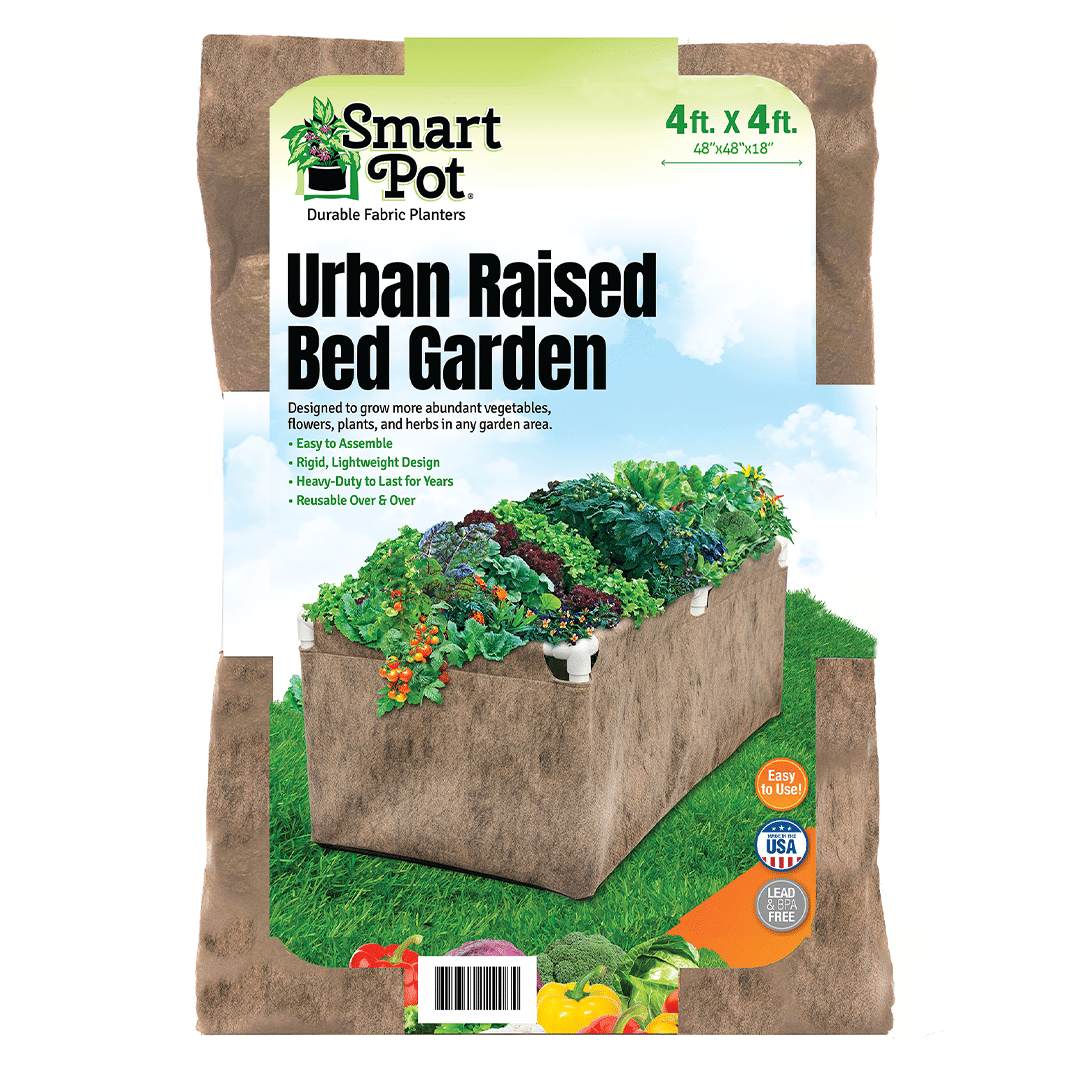 Smart Pot Urban Raised Bed 4' x 4' PVC - Not Included | Heirloom Boulevard
