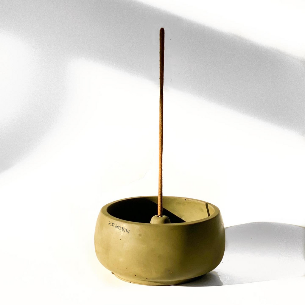 Cena Incense Holder - Handcrafted Concrete Incense Burner | Sunday Nomad