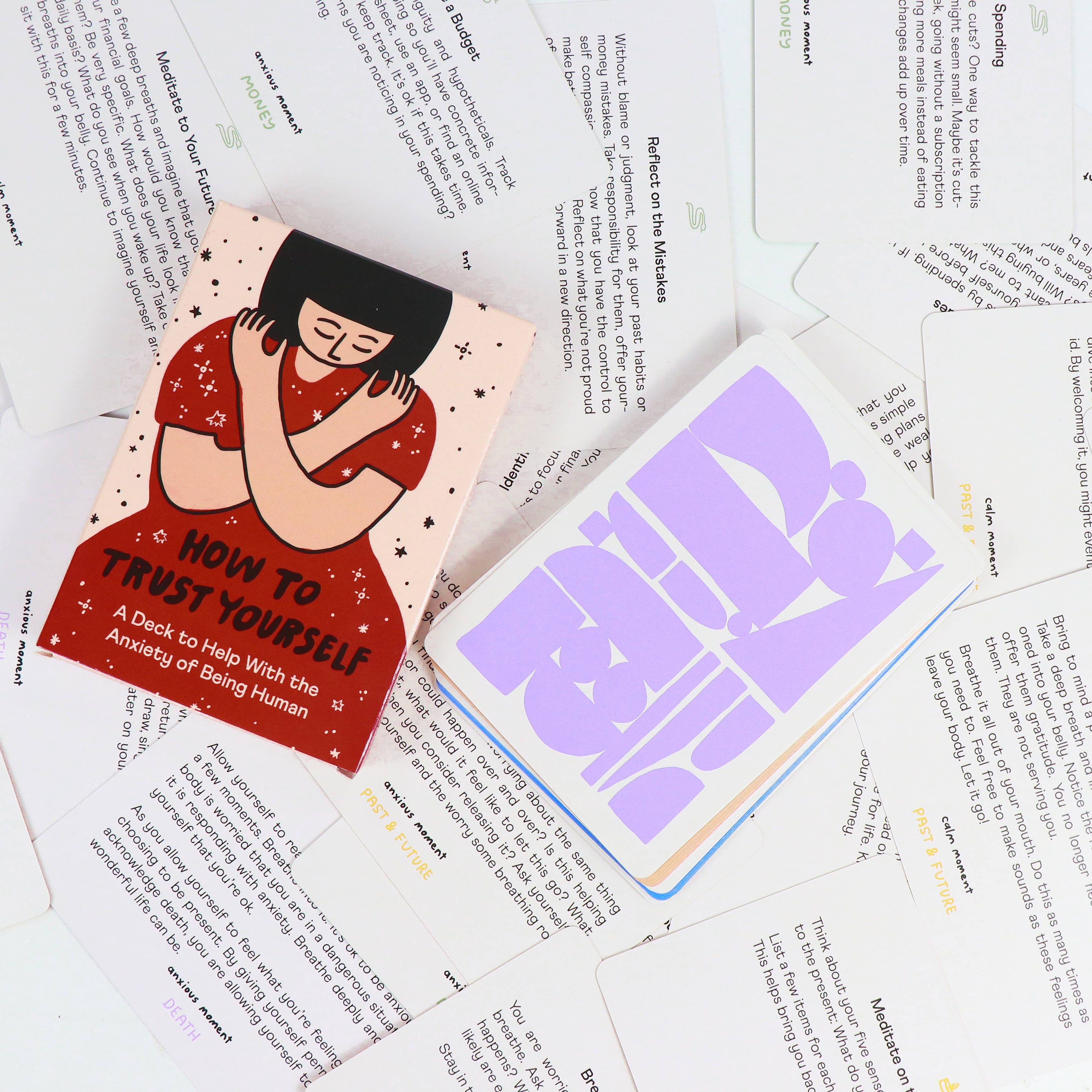 How to Trust Yourself Self Care Cards for Anxiety I AM & CO | Heirloom Boulevard