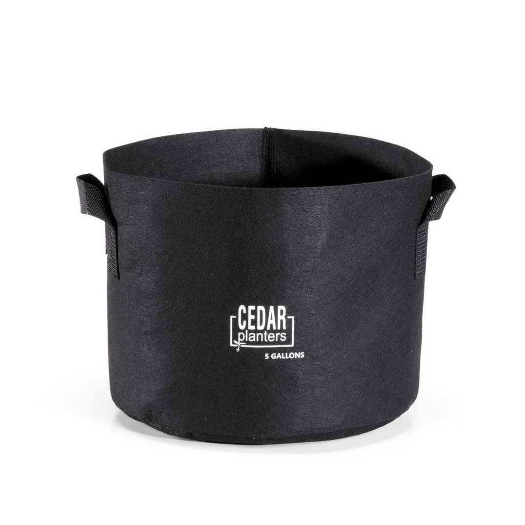 Cedar Planters Grow Bag (5 Gallon) | Heirloom Boulevard