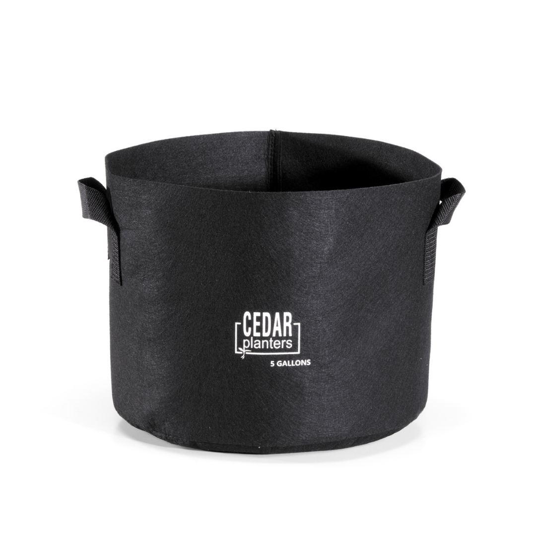 Cedar Planters Grow Bag (5 Gallon) | Heirloom Boulevard