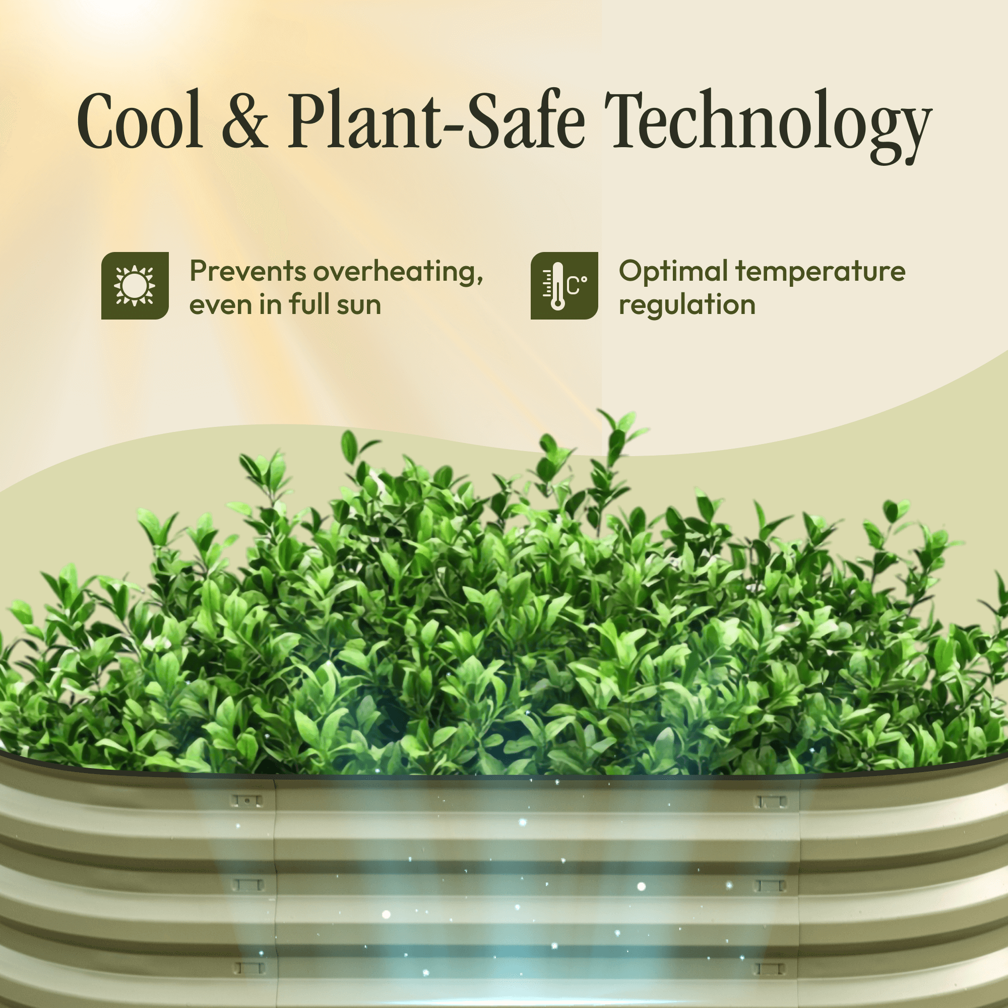 Go Rite 17" Tall 6 In 1 "No Tools Needed" Premium Metal Raised Garden Bed Kit | Heirloom Boulevard