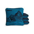 Elakai 6-in Dual-Sided Cornhole Bags | Mt. Elakai Design Collection Lake Blue | Heirloom Boulevard
