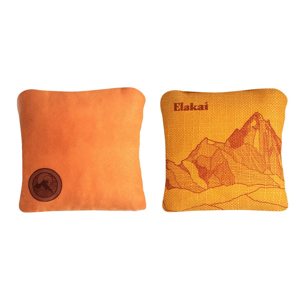 Elakai 6-in Dual-Sided Cornhole Bags | Mt. Elakai Design Collection | Heirloom Boulevard