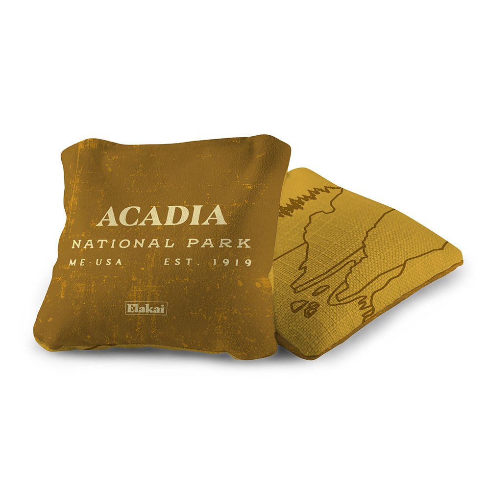 Elakai 6-in Dual-Sided Cornhole Bags | National Parks Collection | Heirloom Boulevard