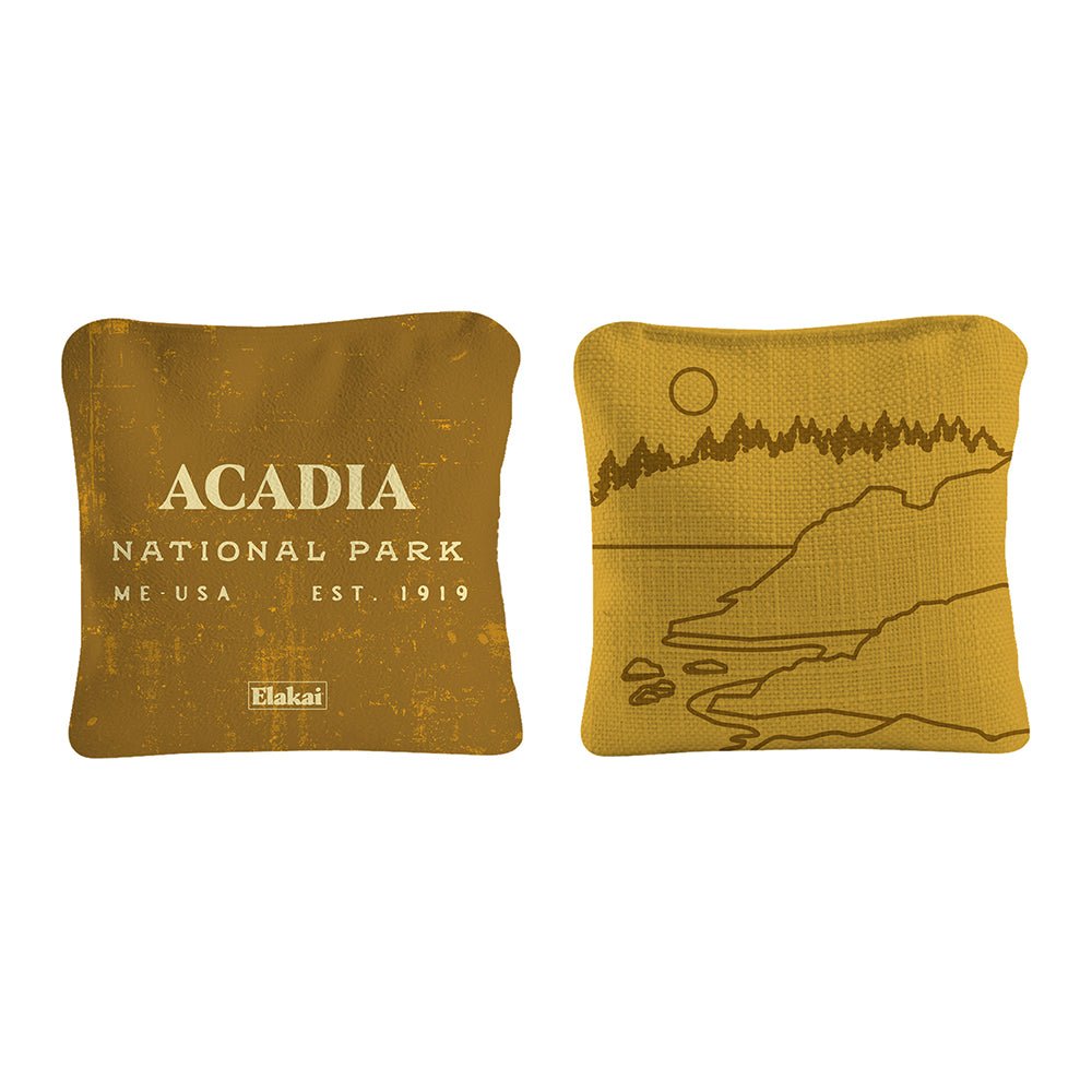 Elakai 6-in Dual-Sided Cornhole Bags | National Parks Collection | Heirloom Boulevard