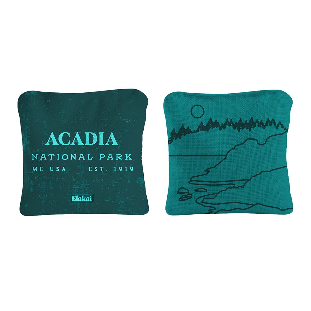 Elakai 6-in Dual-Sided Cornhole Bags | National Parks Collection | Heirloom Boulevard