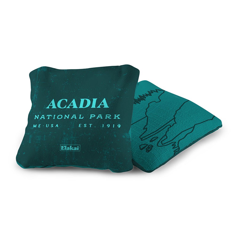 Elakai 6-in Dual-Sided Cornhole Bags | National Parks Collection | Heirloom Boulevard