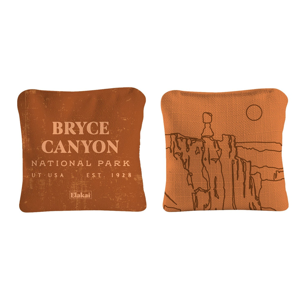 Elakai 6-in Dual-Sided Cornhole Bags | National Parks Collection | Heirloom Boulevard