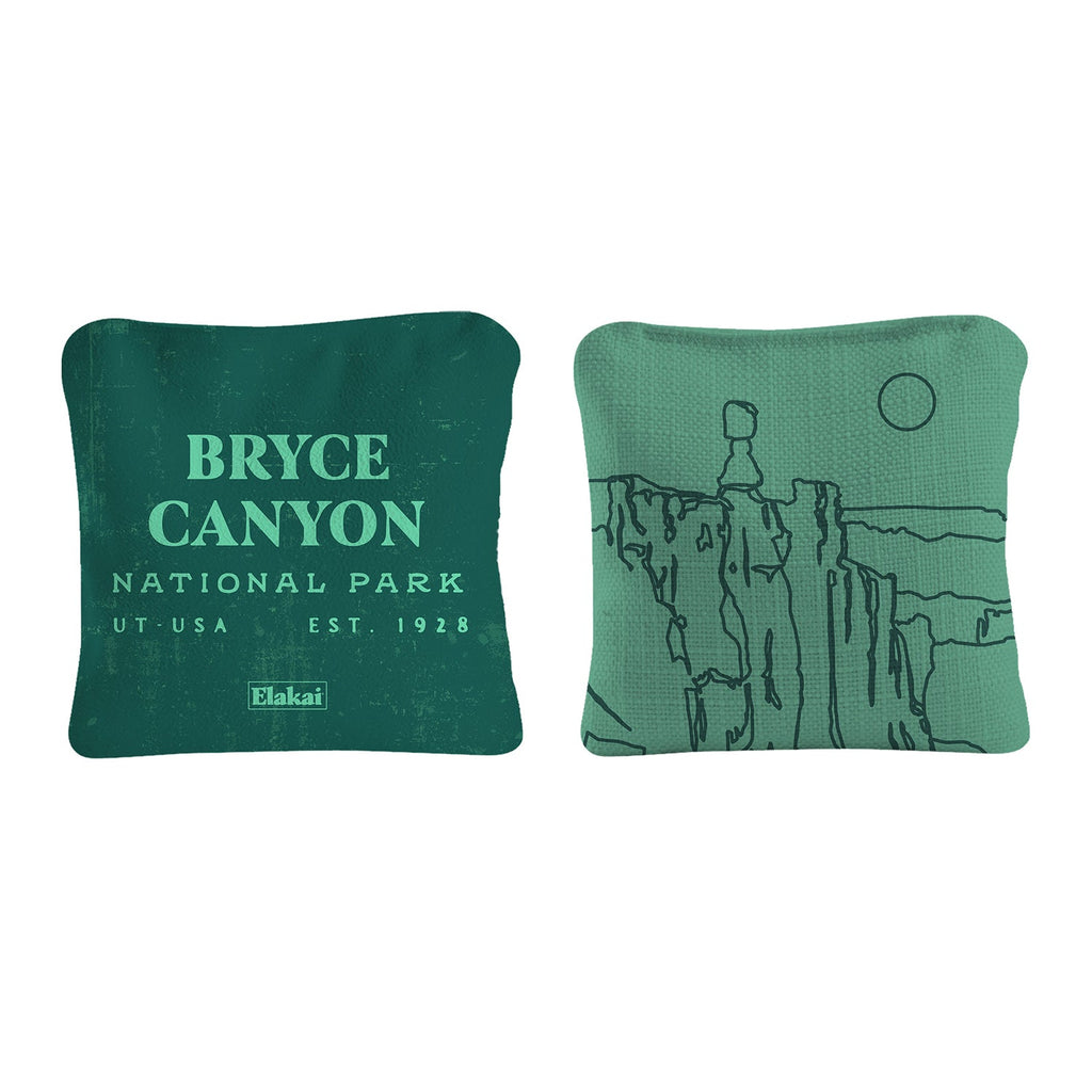 Elakai 6-in Dual-Sided Cornhole Bags | National Parks Collection | Heirloom Boulevard