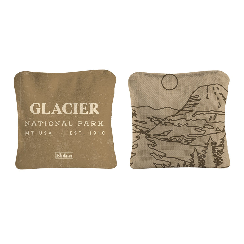 Elakai 6-in Dual-Sided Cornhole Bags | National Parks Collection | Heirloom Boulevard