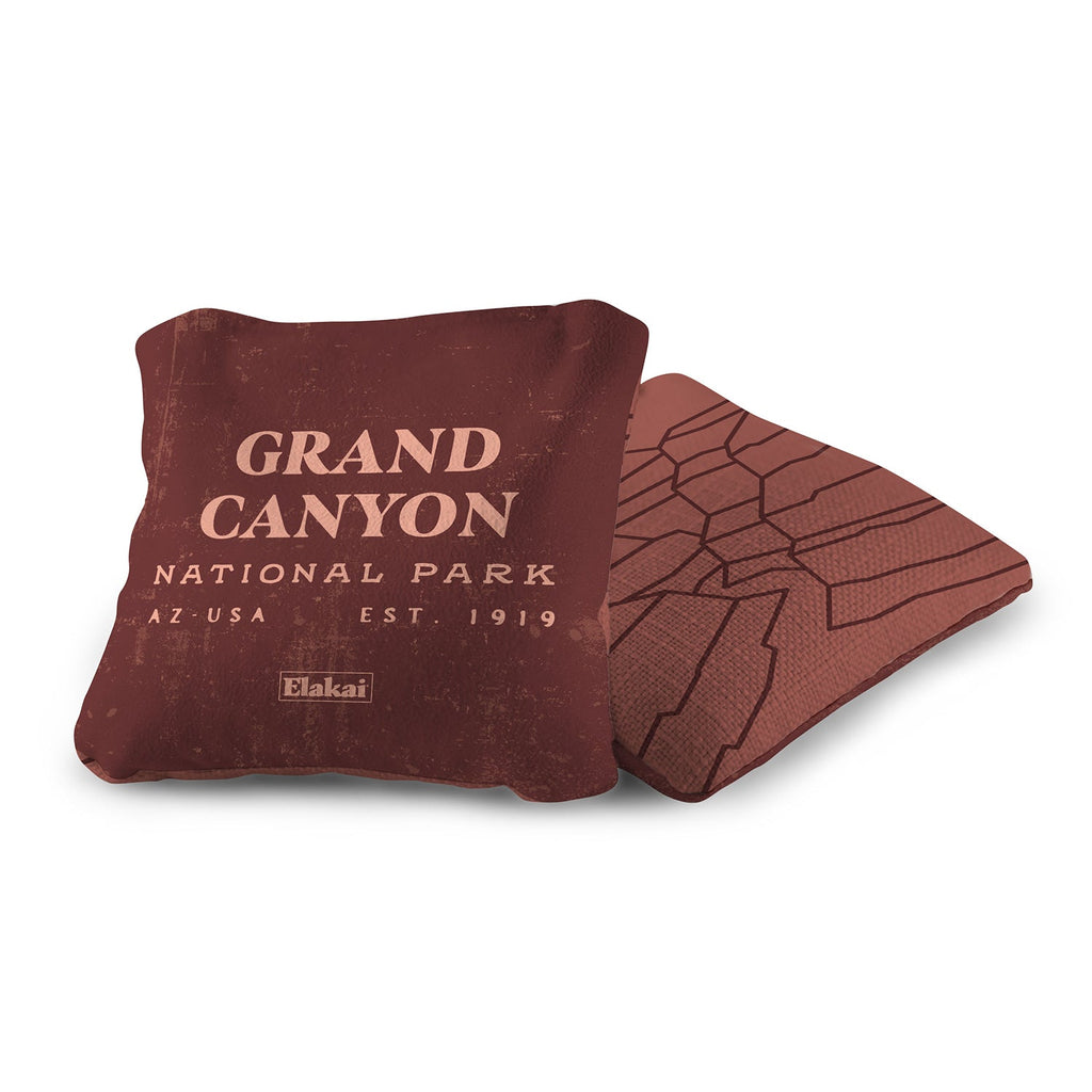 Elakai 6-in Dual-Sided Cornhole Bags | National Parks Collection | Heirloom Boulevard