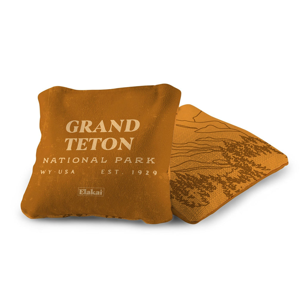 Elakai 6-in Dual-Sided Cornhole Bags | National Parks Collection | Heirloom Boulevard