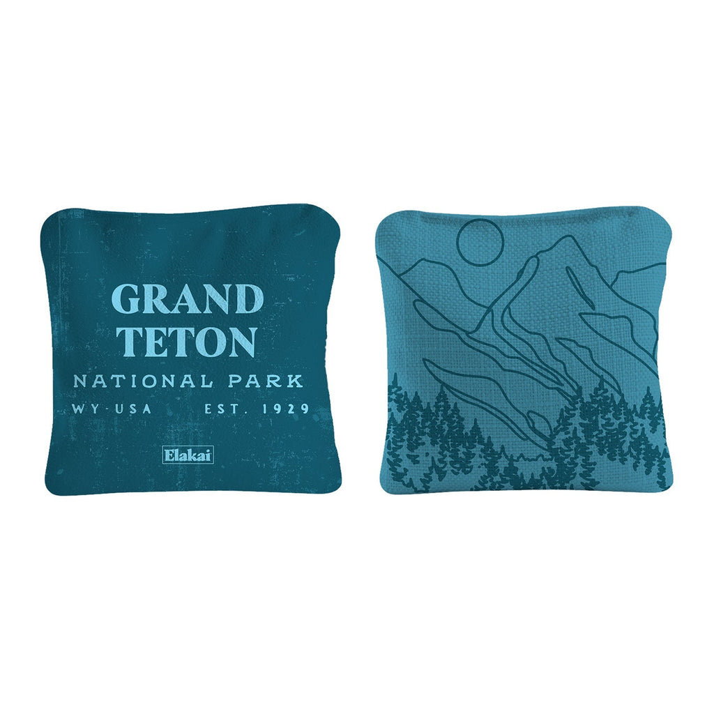 Elakai 6-in Dual-Sided Cornhole Bags | National Parks Collection | Heirloom Boulevard