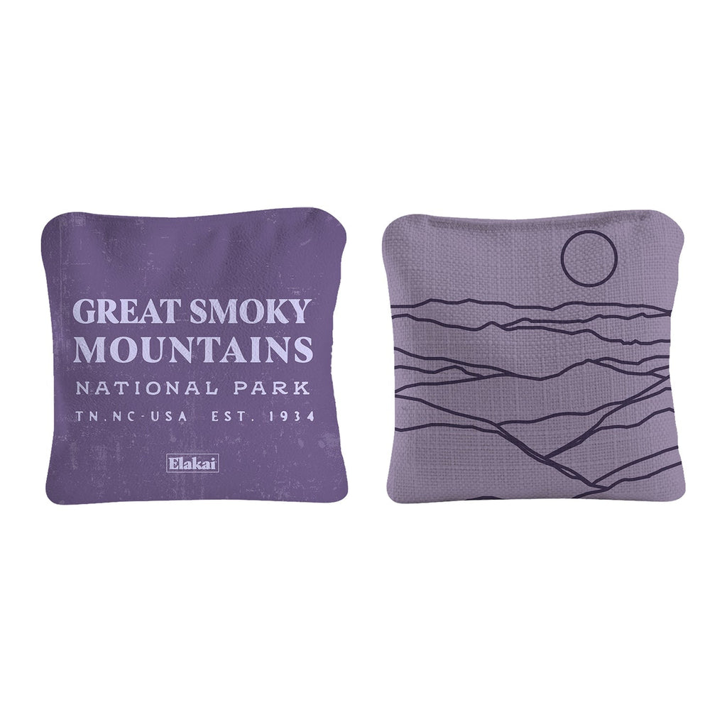 Elakai 6-in Dual-Sided Cornhole Bags | National Parks Collection | Heirloom Boulevard