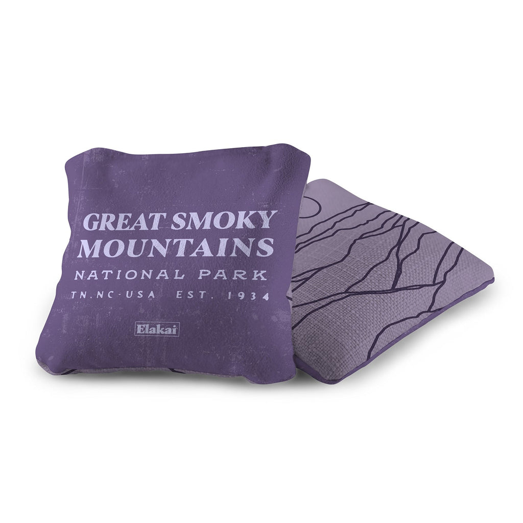 Elakai 6-in Dual-Sided Cornhole Bags | National Parks Collection | Heirloom Boulevard