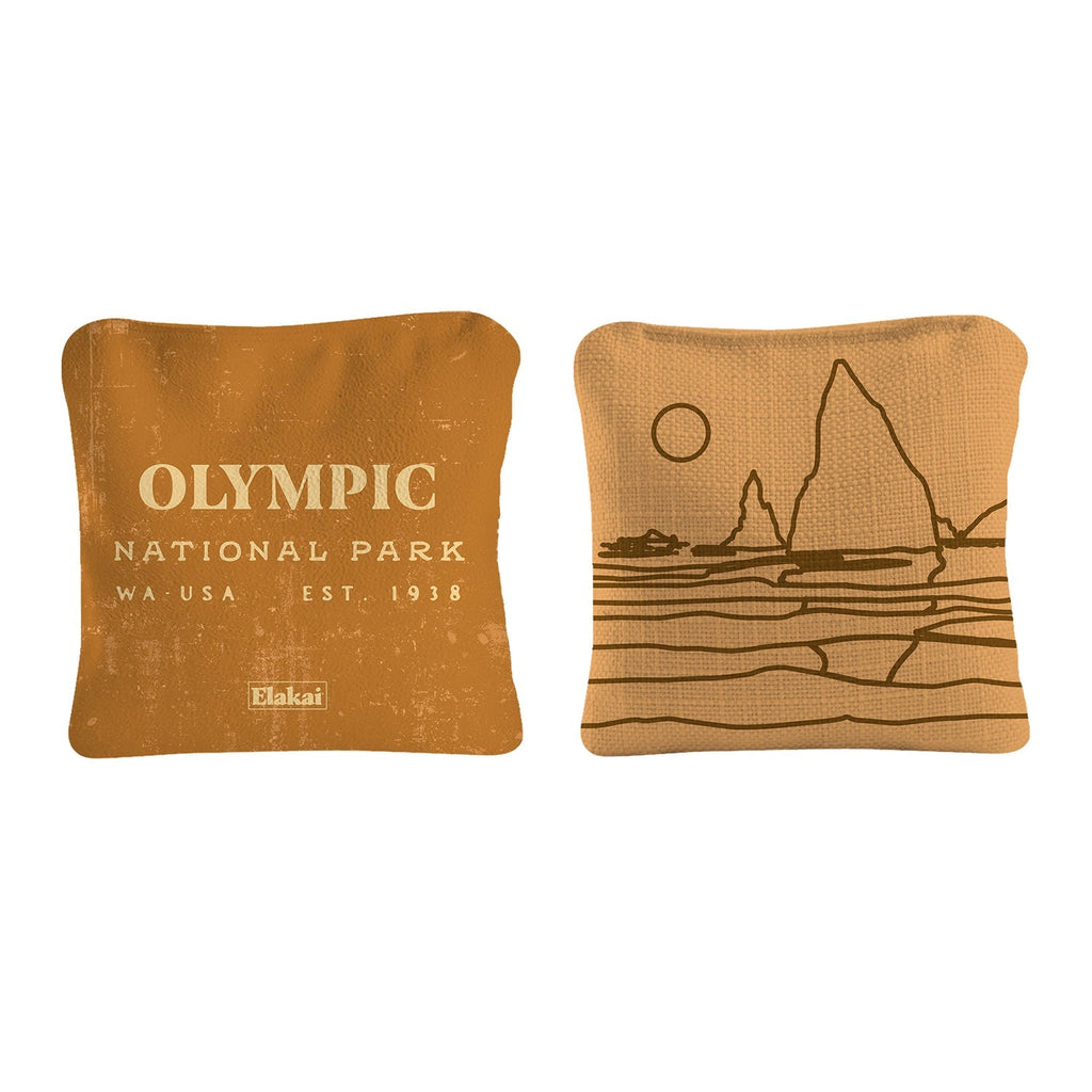 Elakai 6-in Dual-Sided Cornhole Bags | National Parks Collection | Heirloom Boulevard
