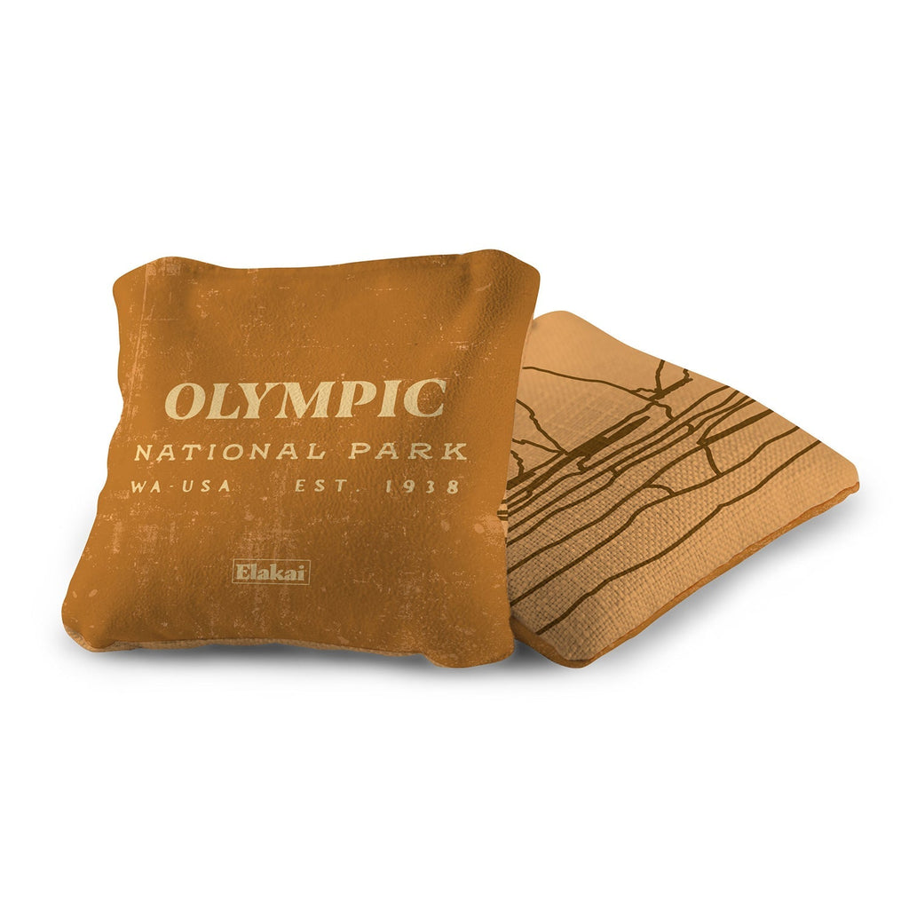 Elakai 6-in Dual-Sided Cornhole Bags | National Parks Collection | Heirloom Boulevard