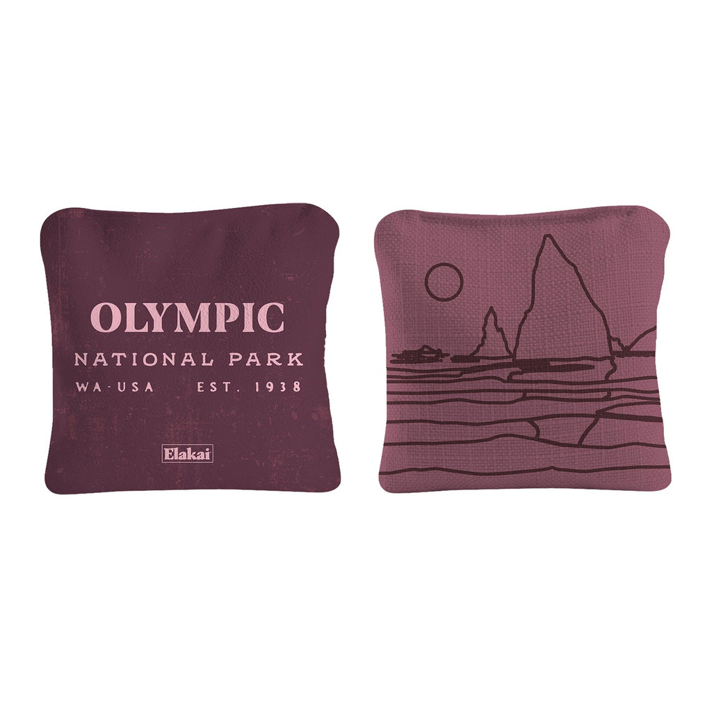 Elakai 6-in Dual-Sided Cornhole Bags | National Parks Collection | Heirloom Boulevard