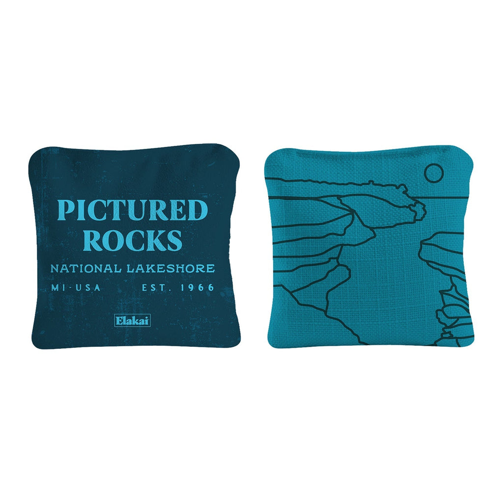 Elakai 6-in Dual-Sided Cornhole Bags | National Parks Collection | Heirloom Boulevard