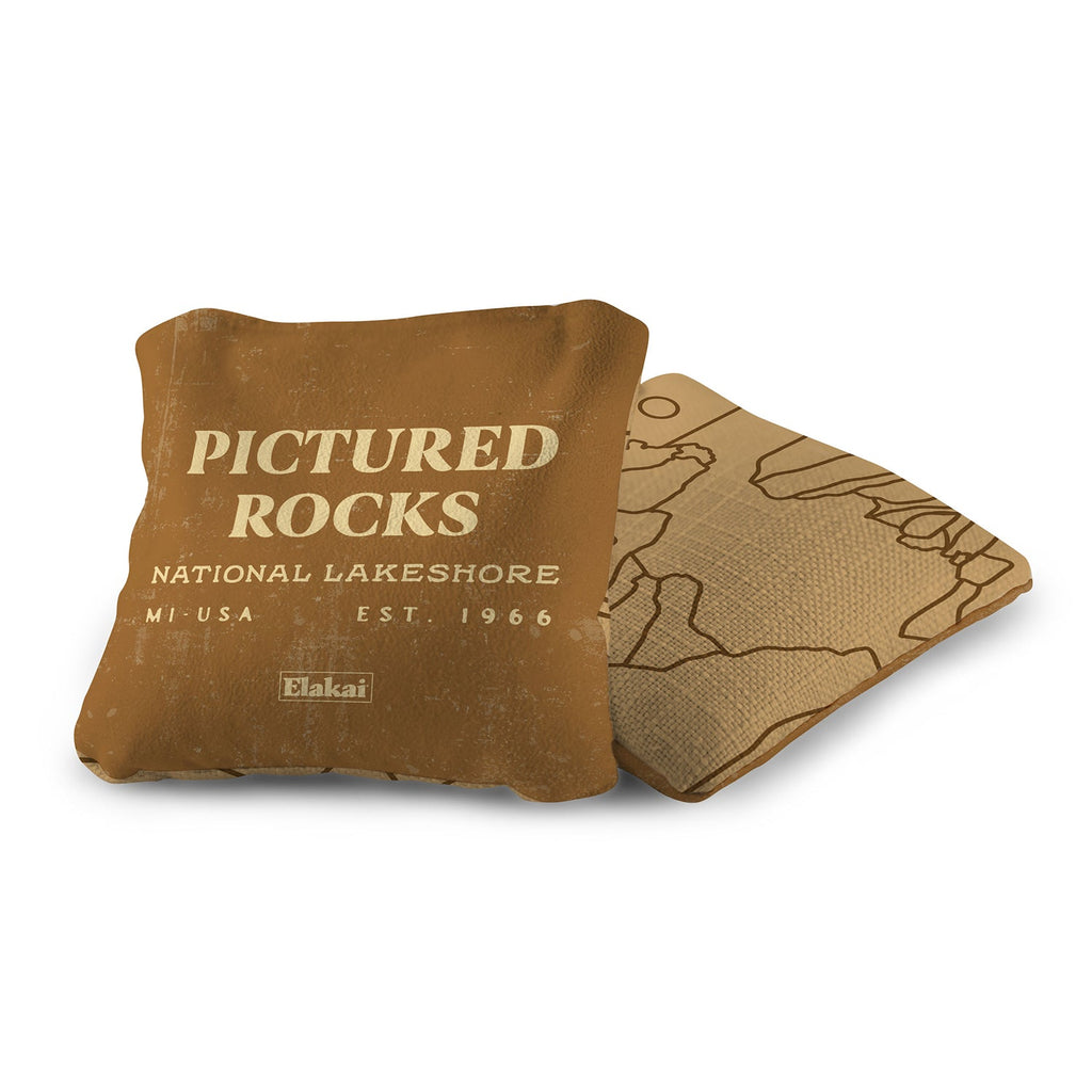 Elakai 6-in Dual-Sided Cornhole Bags | National Parks Collection | Heirloom Boulevard