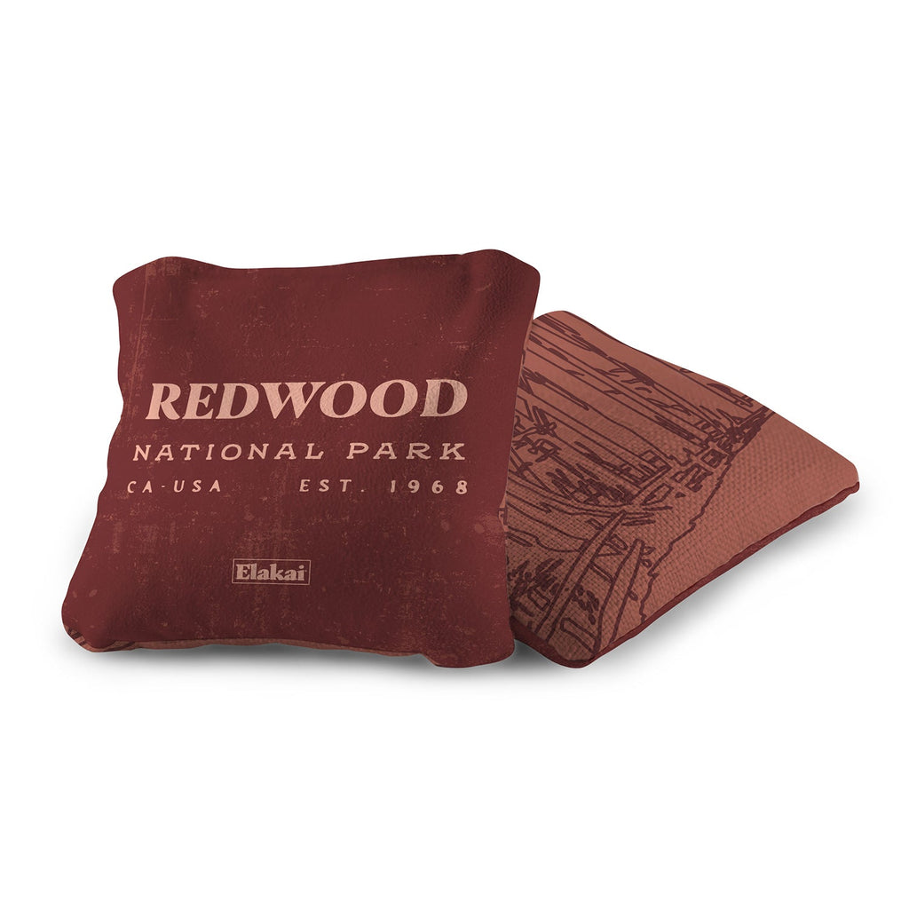 Elakai 6-in Dual-Sided Cornhole Bags | National Parks Collection | Heirloom Boulevard