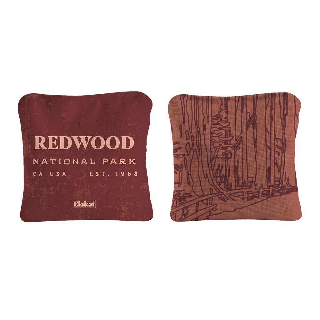 Elakai 6-in Dual-Sided Cornhole Bags | National Parks Collection | Heirloom Boulevard