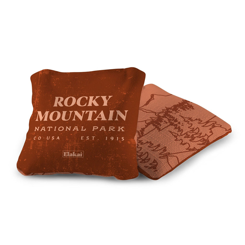 Elakai 6-in Dual-Sided Cornhole Bags | National Parks Collection | Heirloom Boulevard