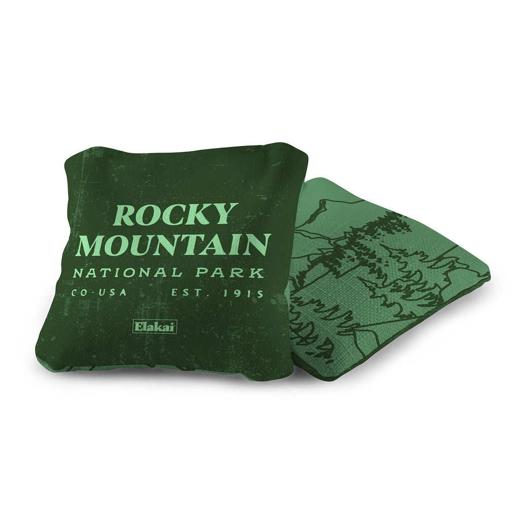 Elakai 6-in Dual-Sided Cornhole Bags | National Parks Collection | Heirloom Boulevard