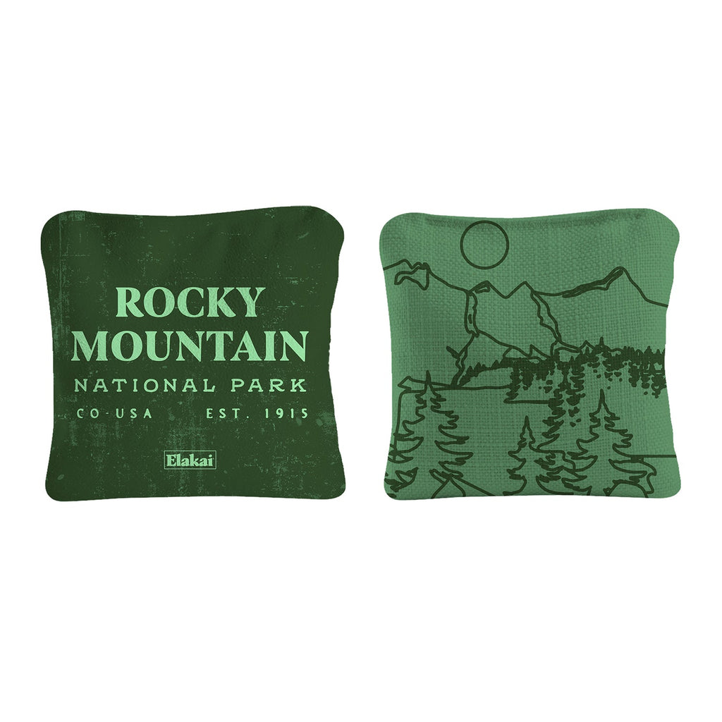 Elakai 6-in Dual-Sided Cornhole Bags | National Parks Collection | Heirloom Boulevard