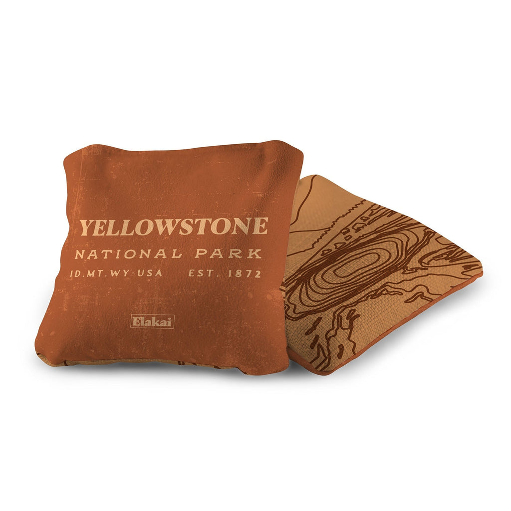 Elakai 6-in Dual-Sided Cornhole Bags | National Parks Collection | Heirloom Boulevard