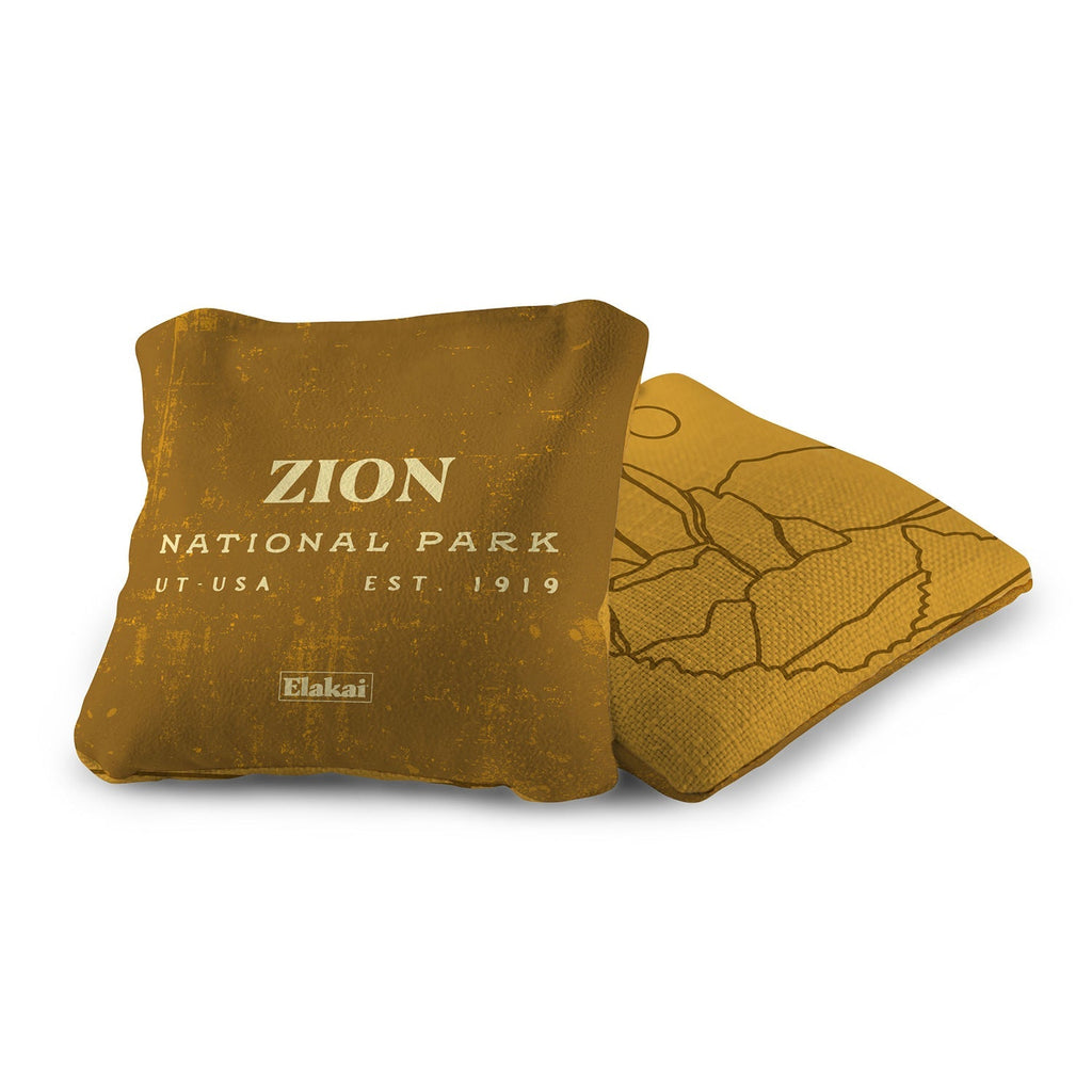 Elakai 6-in Dual-Sided Cornhole Bags | National Parks Collection | Heirloom Boulevard