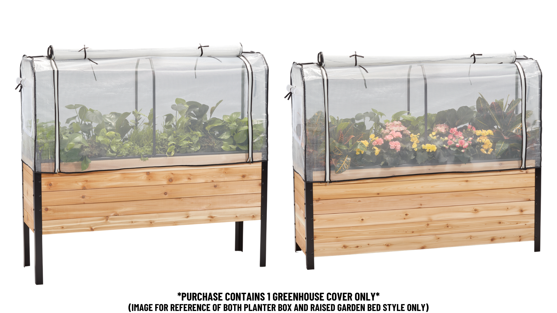 Cedar Planters Greenhouse Cover 18" x 60" | Heirloom Boulevard