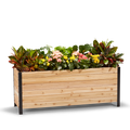 Cedar Planters 18" x 60" Planter Box - 24" TALL | Heirloom Boulevard