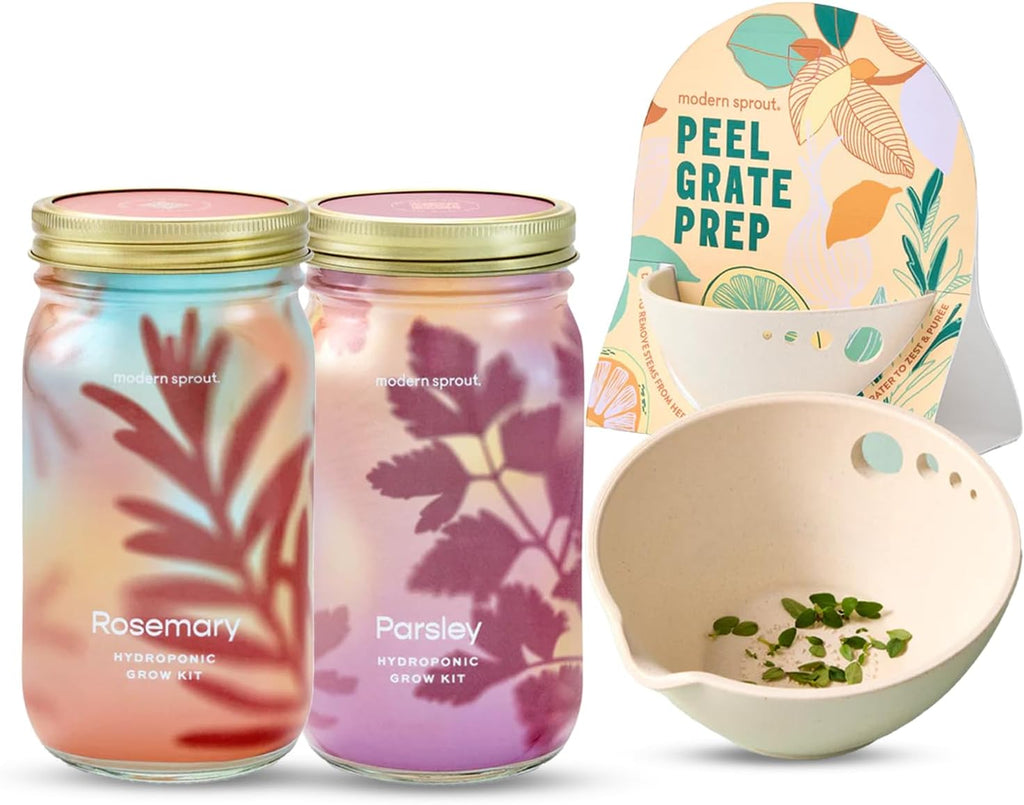 Modern Sprout Garden Jars - Organic Herbs