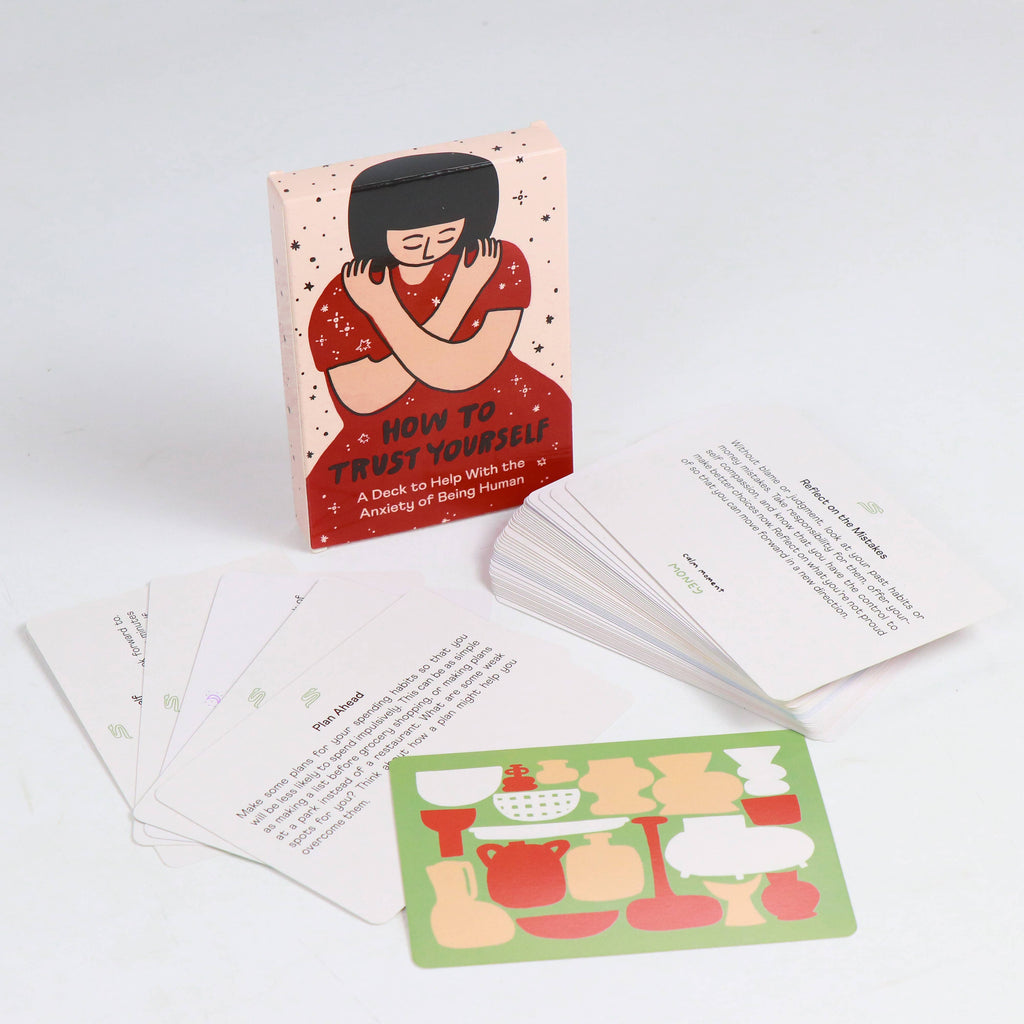 How to Trust Yourself Self Care Cards for Anxiety I AM & CO | Heirloom Boulevard