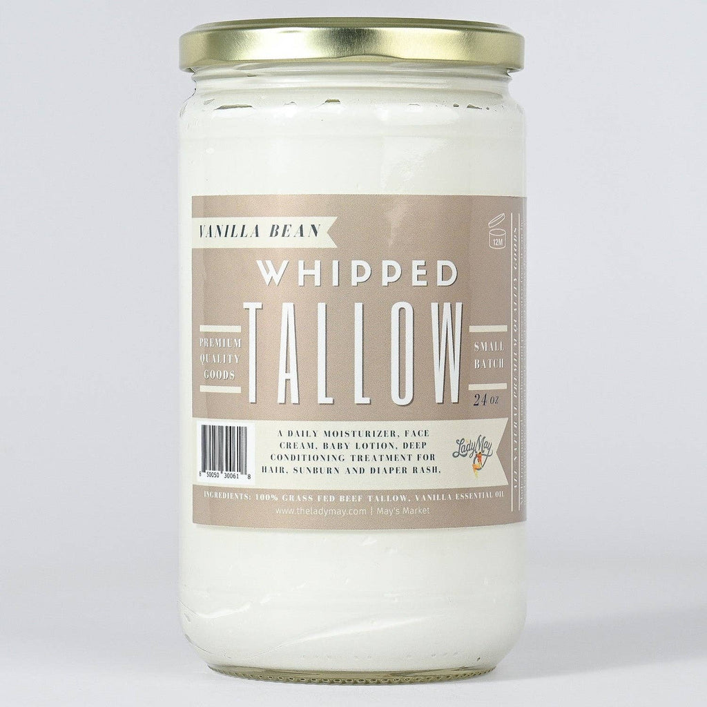Whipped Tallow | All Natural Moisturizer Choose Scent Size 2oz-85oz Lady May Tallow | Heirloom Boulevard