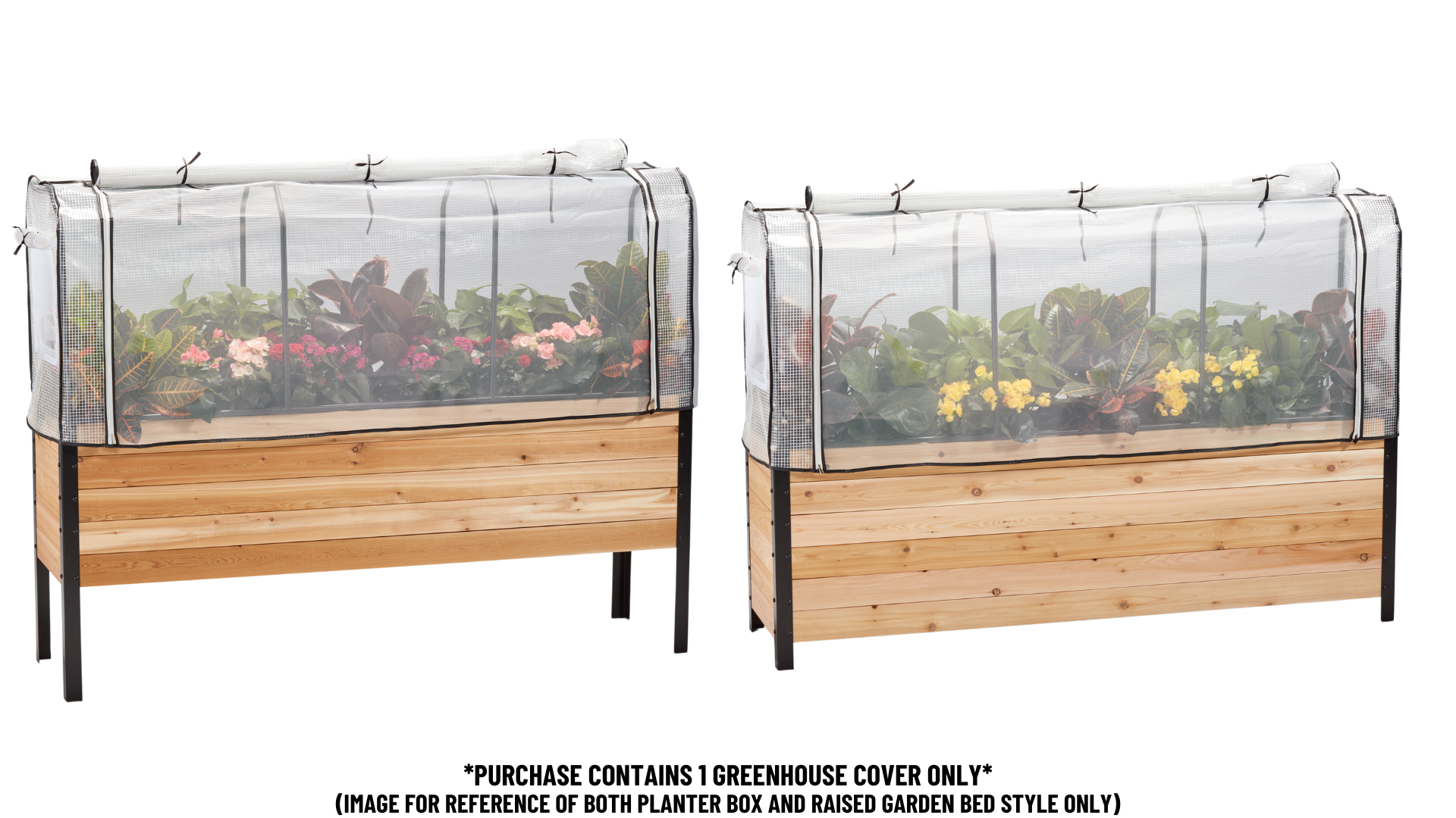 Cedar Planters Greenhouse Cover 18" x 72" | Heirloom Boulevard
