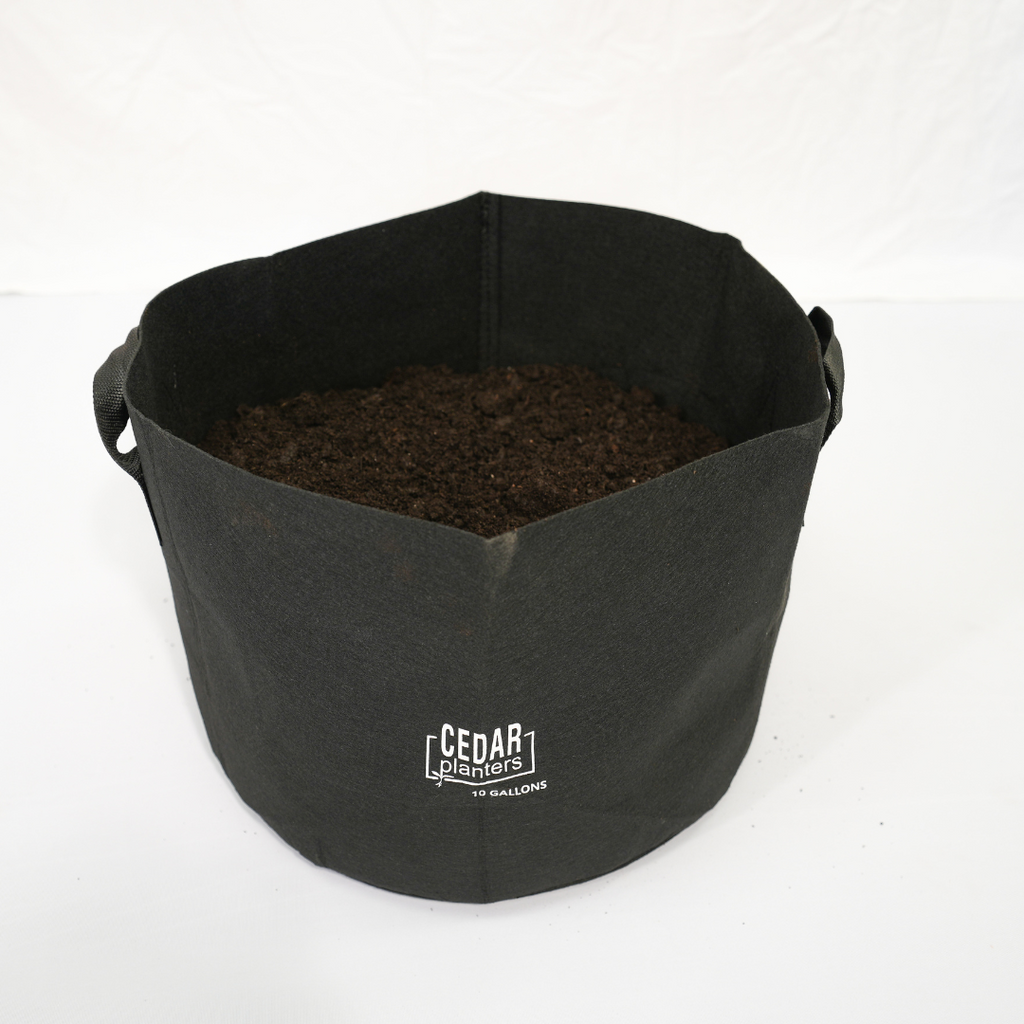 Cedar Planters Grow Bag (10 Gallon) | Heirloom Boulevard
