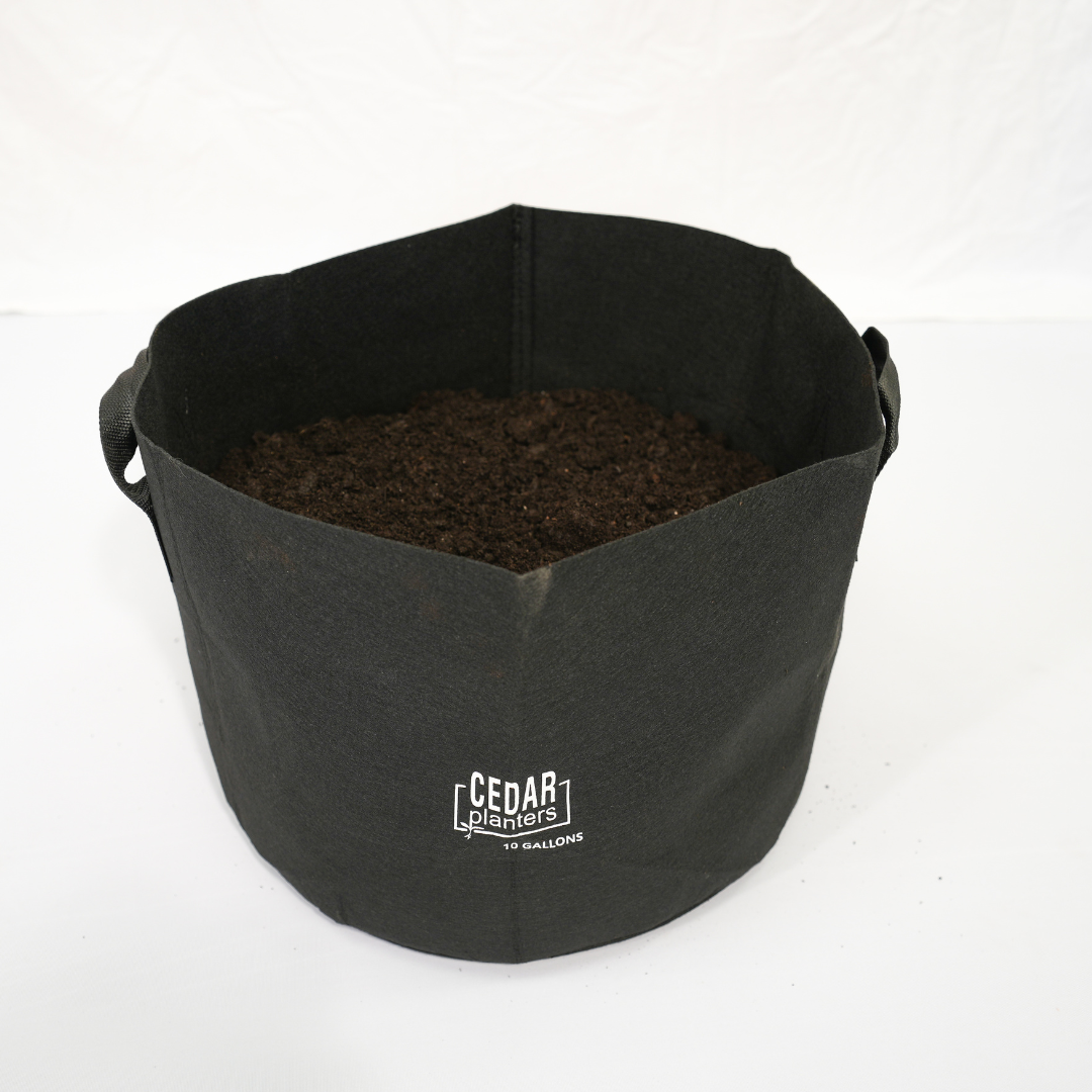 Cedar Planters Grow Bag (10 Gallon) | Heirloom Boulevard