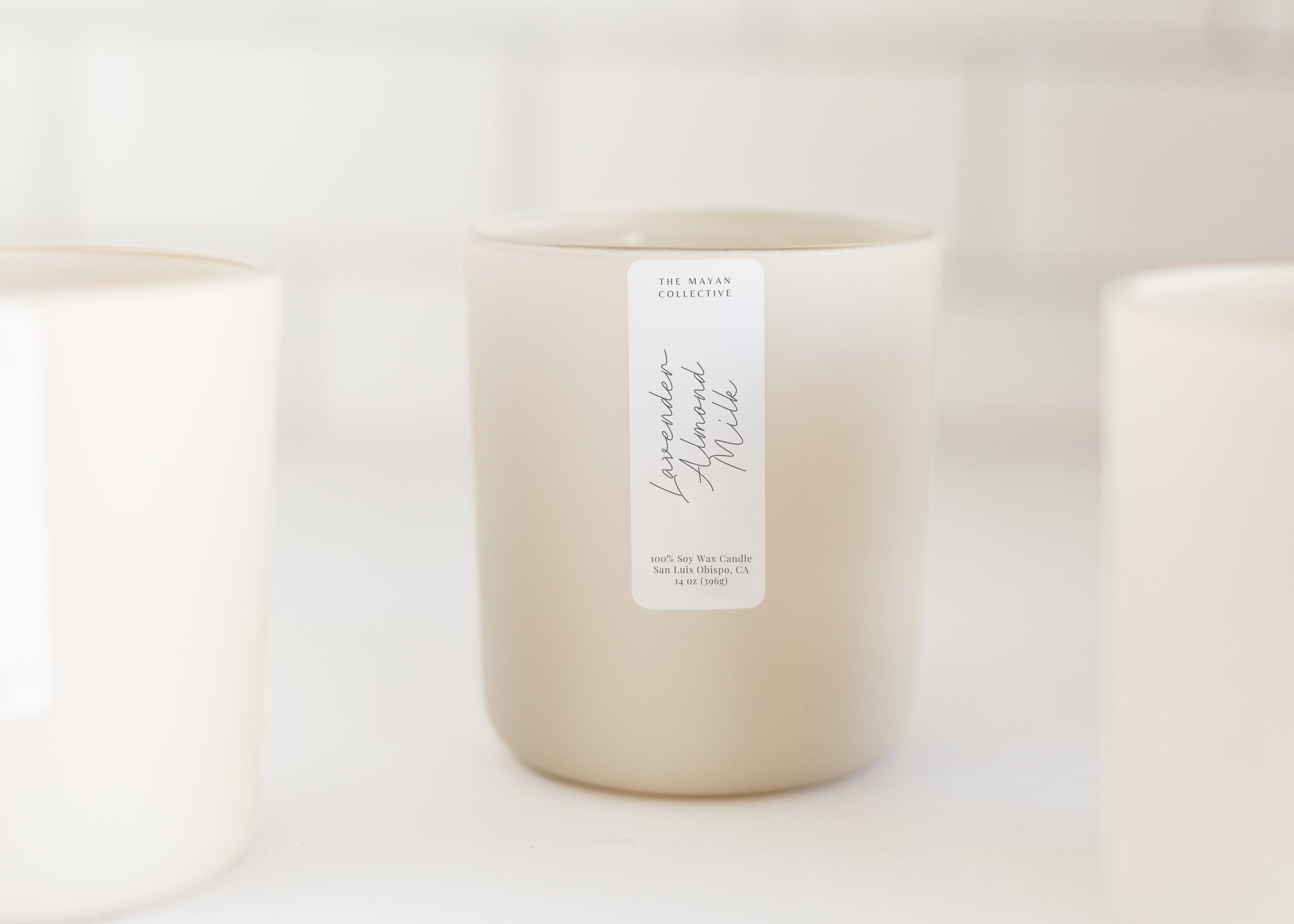 Lavender Almond Milk Soy Wax Candle