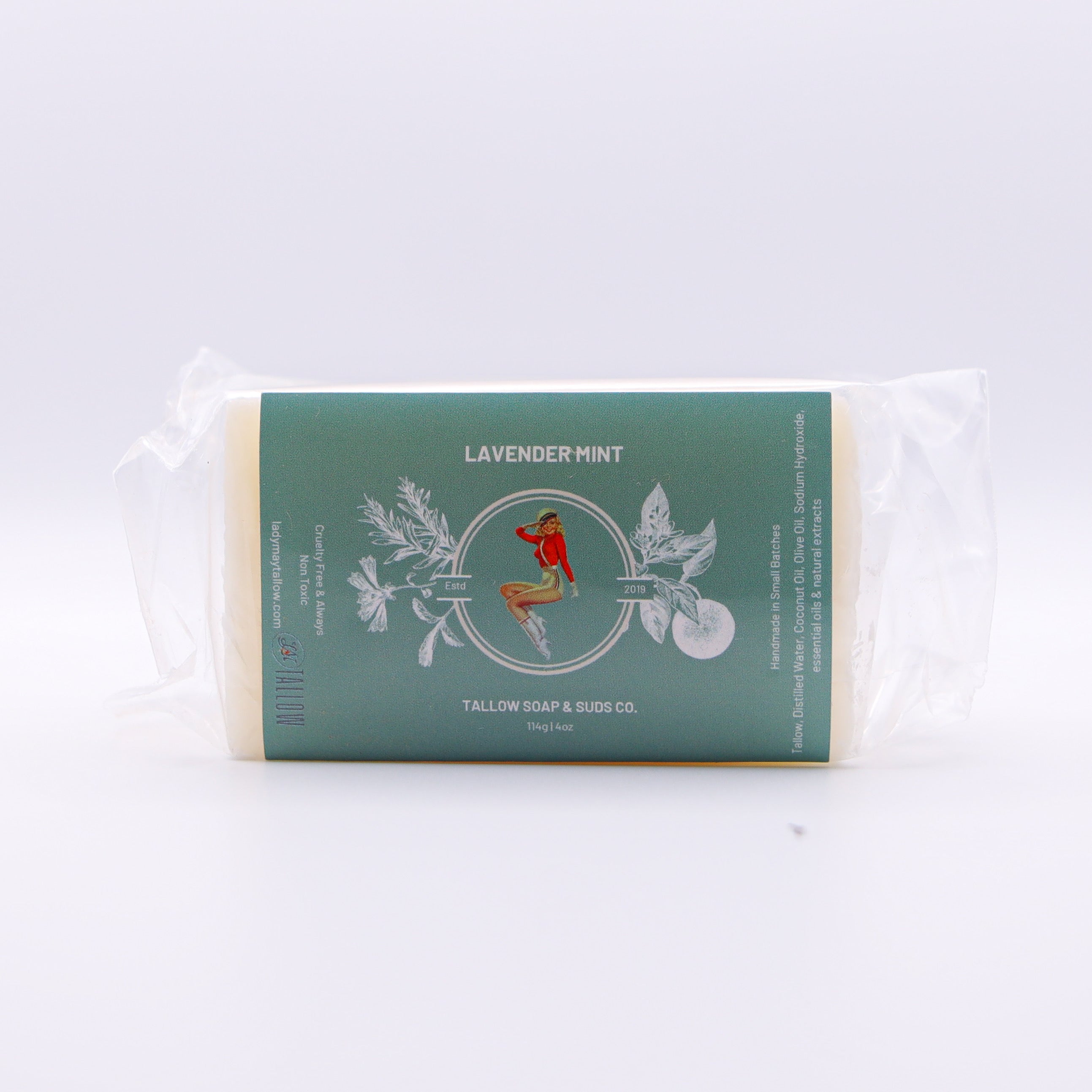 All-Natural Tallow Soap – Lavender Mint & Unscented | Non-Toxic Bar Soap With Tallow Lady May Tallow | Heirloom Boulevard